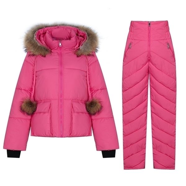 women's two piece pants women winter cottonpadded sets thick warm suit ski clothes hooded short jacket coat elastic waist trousers 2209, White
women's two piece pants women winter cottonpadded sets thick warm suit ski clothes hooded short jacket coat elastic waist trousers 2209, White