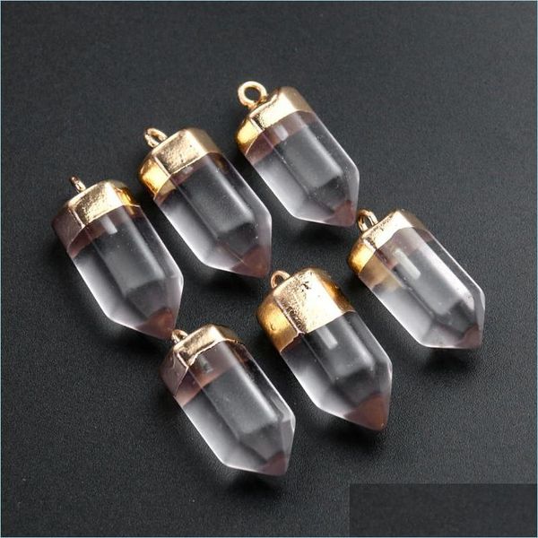 pendant necklaces pendant necklaces gold point crystal quartz pillar polished charm diy necklace earring dangle hexagonal jewelshops dhshf, Silver
pendant necklaces pendant necklaces gold point crystal quartz pillar polished charm diy necklace earring dangle hexagonal jewelshops dhshf, Silver