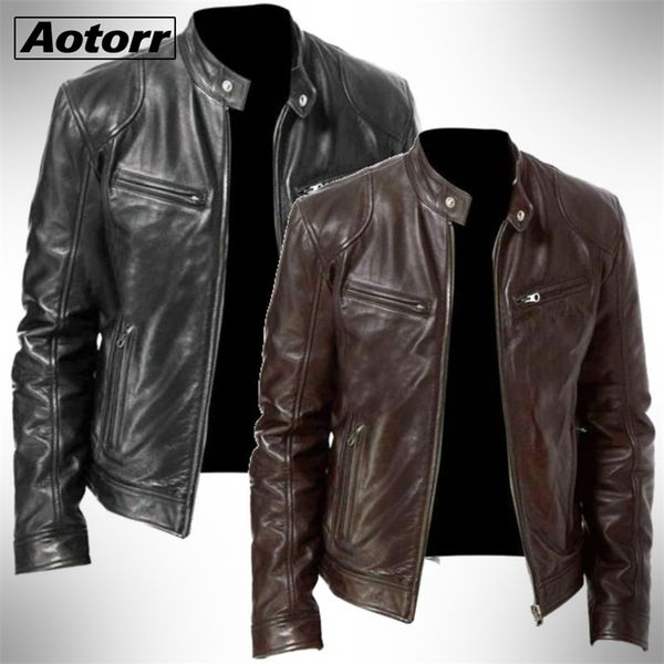 men's leather faux mens fashion jacket slim fit stand collar pu male anti-wind motorcycle lapel diagonal zipper s men 5xl 220924, Black
men's leather faux mens fashion jacket slim fit stand collar pu male anti-wind motorcycle lapel diagonal zipper s men 5xl 220924, Black
