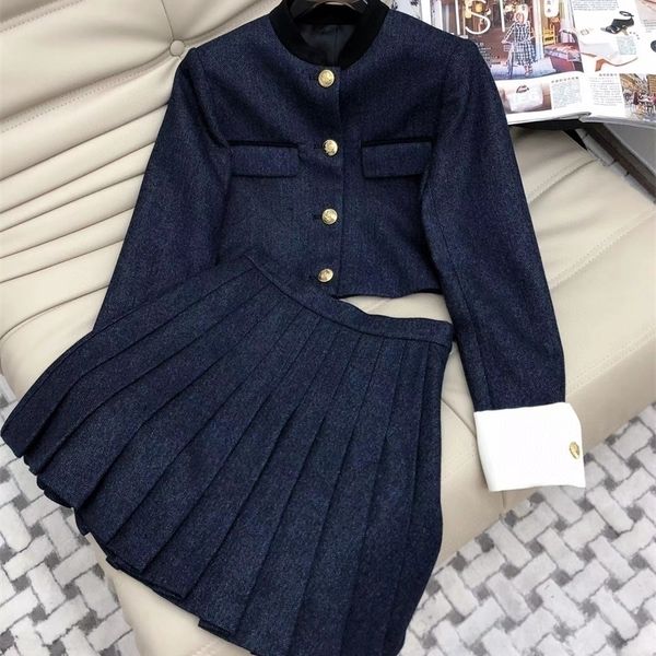 women's suits blazers autumn winter 70% wool minimal elegant single breasted mini skirt suit 220926, White;black
women's suits blazers autumn winter 70% wool minimal elegant single breasted mini skirt suit 220926, White;black