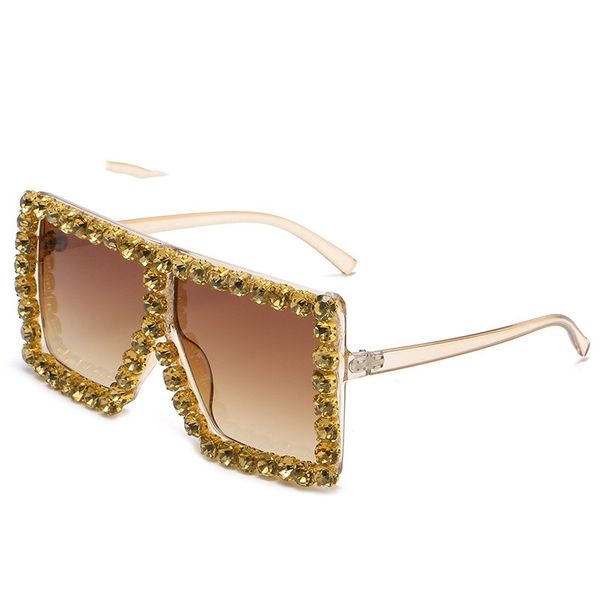 2022 sunglasses large frame diamond encrusted european and american personality ladies street soversize square frame glasses party stage per, White;black
2022 sunglasses large frame diamond encrusted european and american personality ladies street soversize square frame glasses party stage per, White;black