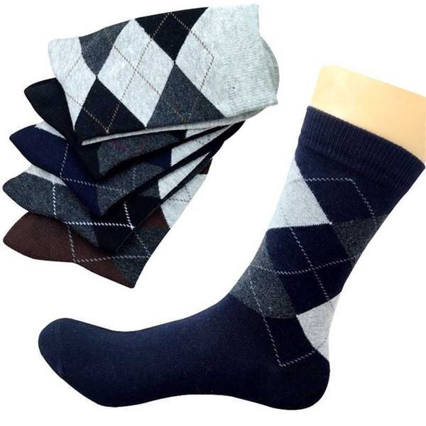 men's socks 5 pairs autumn winter men business cotton socks for man diamond plaid long socks male crew sock meias calcetines 220923, Black
men's socks 5 pairs autumn winter men business cotton socks for man diamond plaid long socks male crew sock meias calcetines 220923, Black