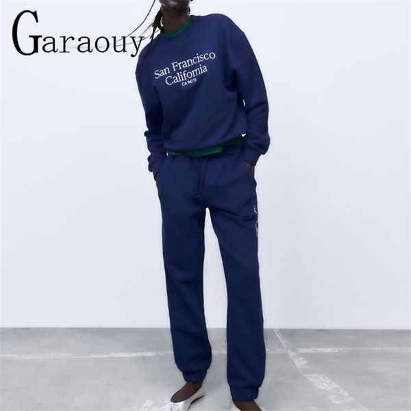 women's two piece pants garaouy autumn o neck embroidery sweatshirt elastic high waist sweatpants female pullover sportswear mujer 2209, White
women's two piece pants garaouy autumn o neck embroidery sweatshirt elastic high waist sweatpants female pullover sportswear mujer 2209, White