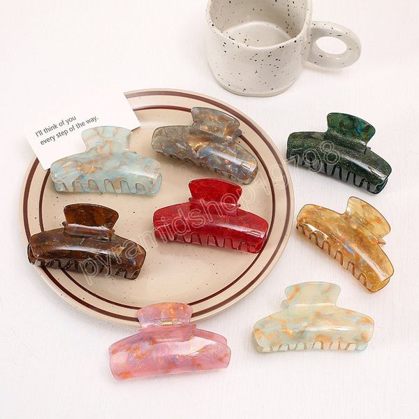 fashion simple acrylic large geometric hair claws shiny barrettes hairpins for women girl clamp hair accessorie headwear, Slivery;white
fashion simple acrylic large geometric hair claws shiny barrettes hairpins for women girl clamp hair accessorie headwear, Slivery;white