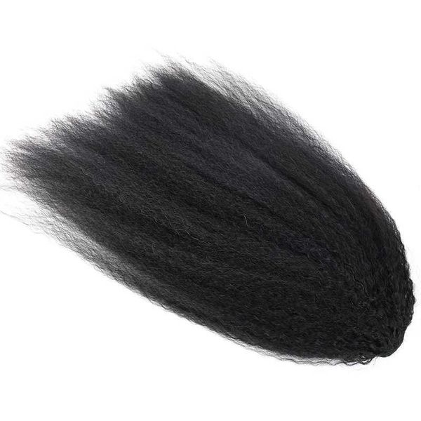headband clip in human hair tail yaki s kinky straight wrap 220924, Black;brown
headband clip in human hair tail yaki s kinky straight wrap 220924, Black;brown