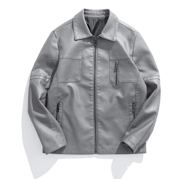 men's faux leather jacket lapel slim korean version pu leather jackets motorcycle youth outerwear & coats mm89llh19, Black
men's faux leather jacket lapel slim korean version pu leather jackets motorcycle youth outerwear & coats mm89llh19, Black