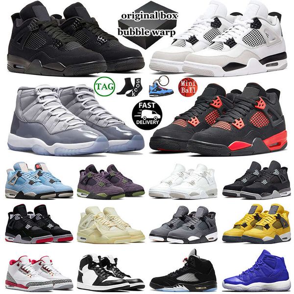 2023 og basketball shoes trainers sports sneakers black cat red thunder sail university blue bred patent cool grey concord 4 mens 4s womens
2023 og basketball shoes trainers sports sneakers black cat red thunder sail university blue bred patent cool grey concord 4 mens 4s womens