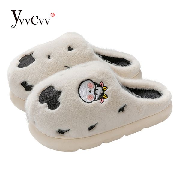 slippers yvvcvv cute fluffy furry cow slippers women winter memory foam slides house fuzzy platform shoes indoor closed plush slides 220926, Black
slippers yvvcvv cute fluffy furry cow slippers women winter memory foam slides house fuzzy platform shoes indoor closed plush slides 220926, Black