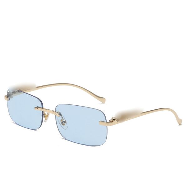 sunglasses color men's and women's retro metal decoration frameless square trim fashion designer luxury classic european and ameri, White;black
sunglasses color men's and women's retro metal decoration frameless square trim fashion designer luxury classic european and ameri, White;black