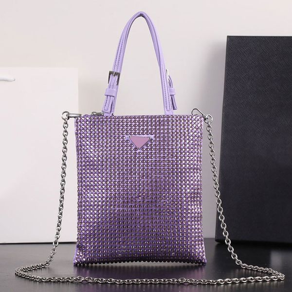 tote crossbody bag chains shoulder bag women handbag diamante purse shimmer triangle metal hardware fashion letters detachable chain strap l
tote crossbody bag chains shoulder bag women handbag diamante purse shimmer triangle metal hardware fashion letters detachable chain strap l