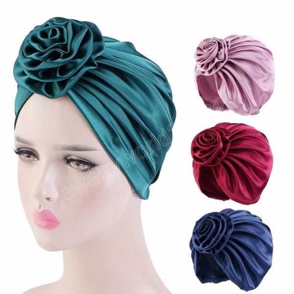 flowers solid color satin beanie hats muslim women elastic band wrap hijab cap headwear fashion soft rayon bandanas, Blue;gray
flowers solid color satin beanie hats muslim women elastic band wrap hijab cap headwear fashion soft rayon bandanas, Blue;gray