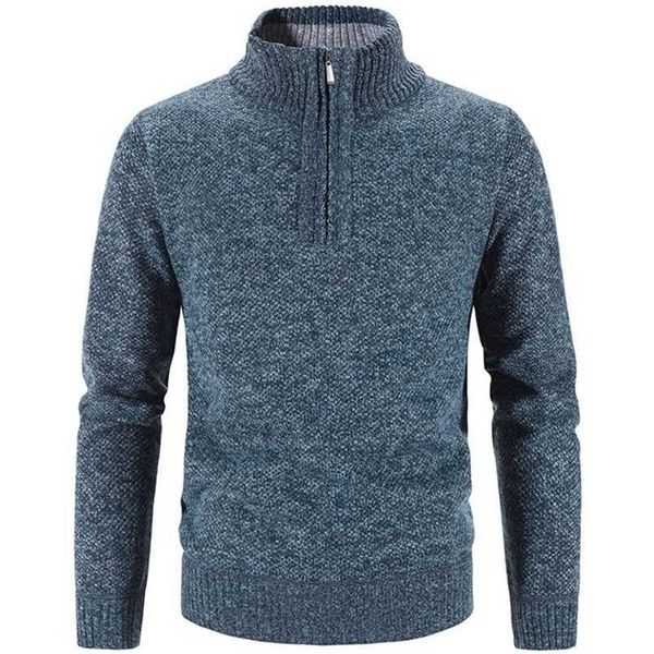 men's sweaters autumn winter thick knitted pullovers solid color zipper mock neck slim fit knit causal man 220923, White;black
men's sweaters autumn winter thick knitted pullovers solid color zipper mock neck slim fit knit causal man 220923, White;black