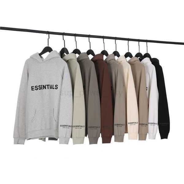 mens hoodies designer sweatshirts essential trousers thread three-dimensional gel dripping double thread plush hoodie sweater men women ins, Black 
mens hoodies designer sweatshirts essential trousers thread three-dimensional gel dripping double thread plush hoodie sweater men women ins, Black