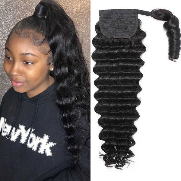 headband julia hair deep wave wrap around tail natural brazilian 100g s clip in 220924, Black;brown
headband julia hair deep wave wrap around tail natural brazilian 100g s clip in 220924, Black;brown