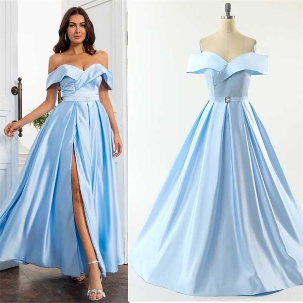 party dresses off shoulder satin evening dresses long high slit evening gown with side pocket elegant empire prom dress robe de soiree 22092, White;black
party dresses off shoulder satin evening dresses long high slit evening gown with side pocket elegant empire prom dress robe de soiree 22092, White;black