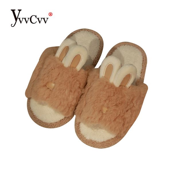 slippers yvvcvv bunny ears fluffy fur slippers women warm cute plush memory foam slide slippers home winter open toe indoor shoes 220926, Black
slippers yvvcvv bunny ears fluffy fur slippers women warm cute plush memory foam slide slippers home winter open toe indoor shoes 220926, Black