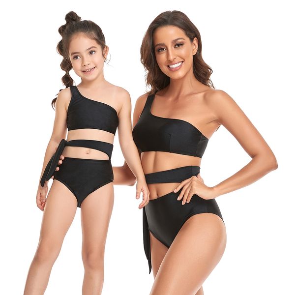 new swimwear parent-child mother-daughter split swimwear fashionable bikini, White;black
new swimwear parent-child mother-daughter split swimwear fashionable bikini, White;black