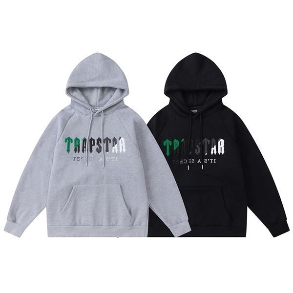 men's hoodies sweatshirts fw trapstar london oversized hoodie men woman 1 1 embroidery pullover fleece hoody streetwear 220924, Black
men's hoodies sweatshirts fw trapstar london oversized hoodie men woman 1 1 embroidery pullover fleece hoody streetwear 220924, Black