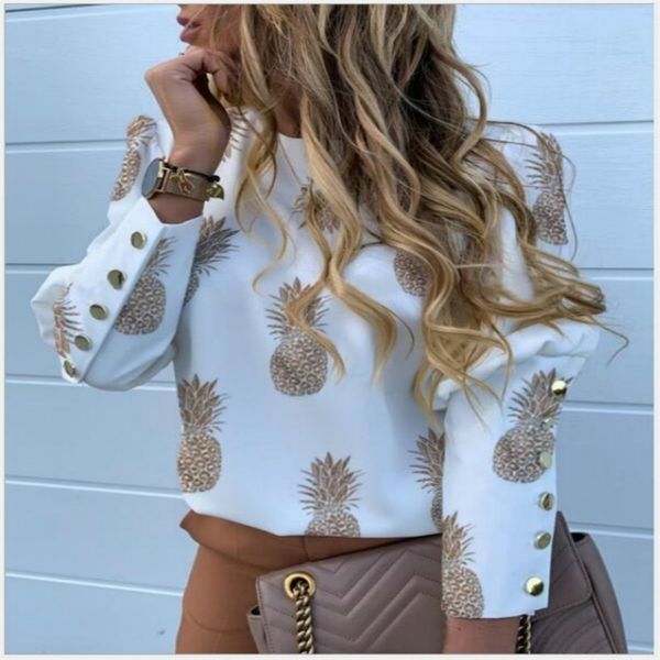 women's blouses shirts plus size women long sleeve oneck pineapple letter printing white casual blouse shirts fashion office lady shir
women's blouses shirts plus size women long sleeve oneck pineapple letter printing white casual blouse shirts fashion office lady shir