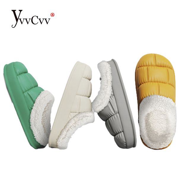 slippers yvvcvv eva waterproof slippers women winter plush garden shoes warm house fuzzy slippers indoor outdoor platform slides men 220926, Black
slippers yvvcvv eva waterproof slippers women winter plush garden shoes warm house fuzzy slippers indoor outdoor platform slides men 220926, Black