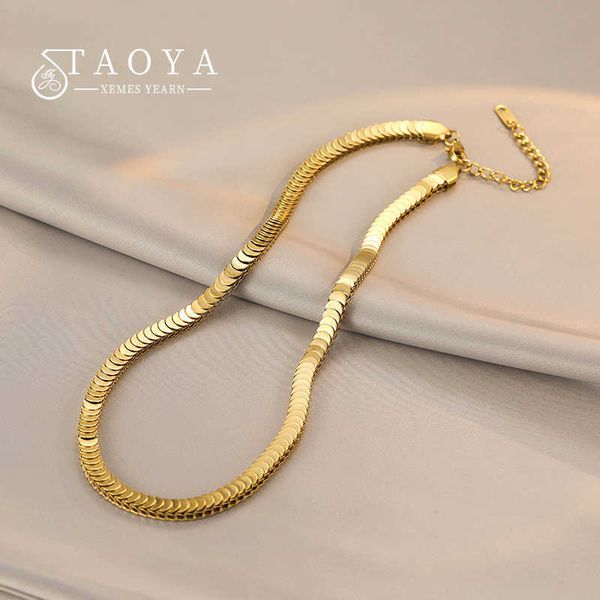 design sense fish scale shape stainless steel choker necklace fashion clavicle chain for woman's indelible jewelry accessories, Silver
design sense fish scale shape stainless steel choker necklace fashion clavicle chain for woman's indelible jewelry accessories, Silver