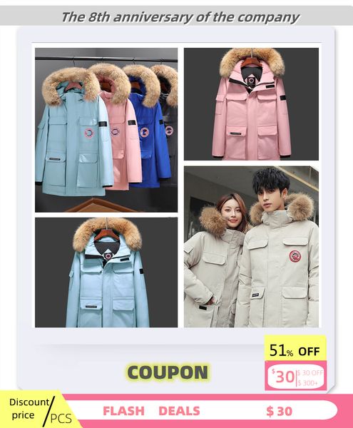 women's man down & parkas goose canada down jacket gooses designer luxury long winter coats for men and women mink hat with thick coat, Black
women's man down & parkas goose canada down jacket gooses designer luxury long winter coats for men and women mink hat with thick coat, Black