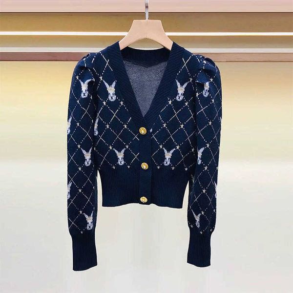 women's sweaters fashion women autumn winter vintage sweet cute rabbit lady v-neck thick knitted cardigan sweater jacket coat t220925, White;black
women's sweaters fashion women autumn winter vintage sweet cute rabbit lady v-neck thick knitted cardigan sweater jacket coat t220925, White;black