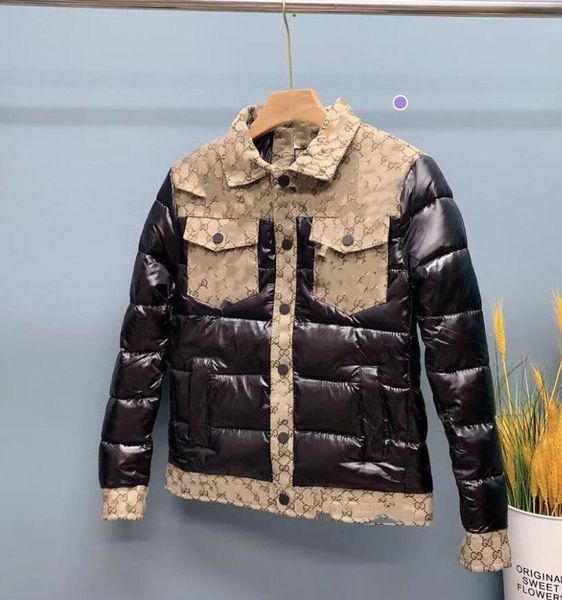 2023 men's jacket winter coat cotton windbreaker duck down splicing denim letter printing thick warm parka puffer light casual fashion, Black;brown
2023 men's jacket winter coat cotton windbreaker duck down splicing denim letter printing thick warm parka puffer light casual fashion, Black;brown