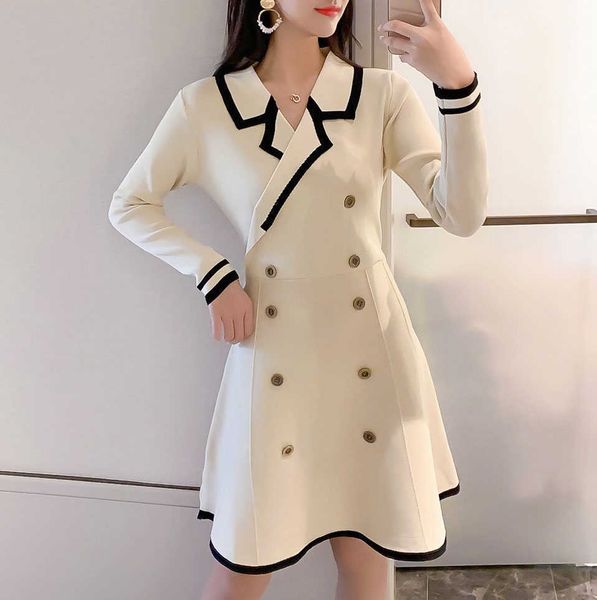 casual dresses button v neck long sleeve knitted party dress women autumn korean french vintage vestidos elegantes pullover robe chemise fem, Black;gray
casual dresses button v neck long sleeve knitted party dress women autumn korean french vintage vestidos elegantes pullover robe chemise fem, Black;gray