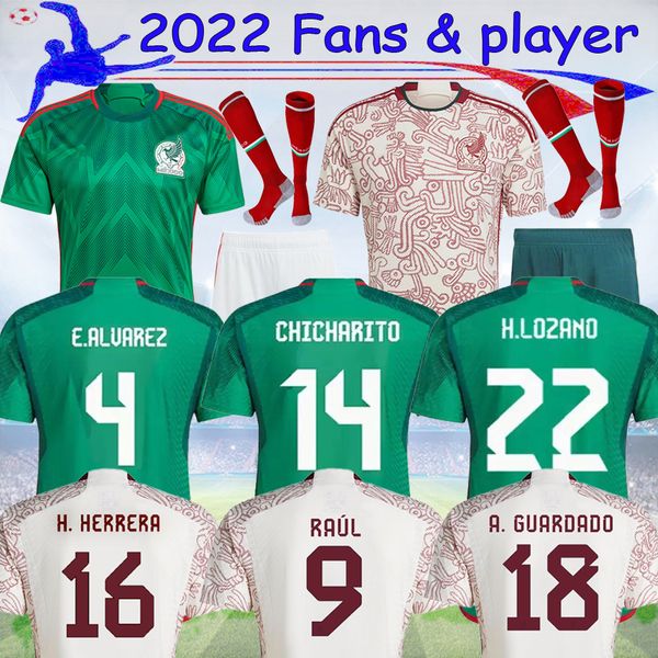 2022 2023 mexico soccer jersey green new world national cup 22 23 chicharito lozano guardado carlos vela raul men kids kit football shirts 1, Black;yellow
2022 2023 mexico soccer jersey green new world national cup 22 23 chicharito lozano guardado carlos vela raul men kids kit football shirts 1, Black;yellow