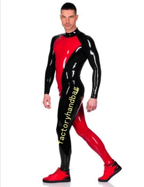 mens contrast catsuit costumes wetlook pvc faux leather back 3-ways zipper to front crotch leotard clubwear bodysuit, Black
mens contrast catsuit costumes wetlook pvc faux leather back 3-ways zipper to front crotch leotard clubwear bodysuit, Black