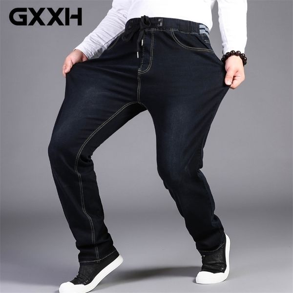 men's jeans men large size 32 50 stretch waist high elastic designer drawstring straight denim pants mens casual plus 7xl 220922, Blue
men's jeans men large size 32 50 stretch waist high elastic designer drawstring straight denim pants mens casual plus 7xl 220922, Blue