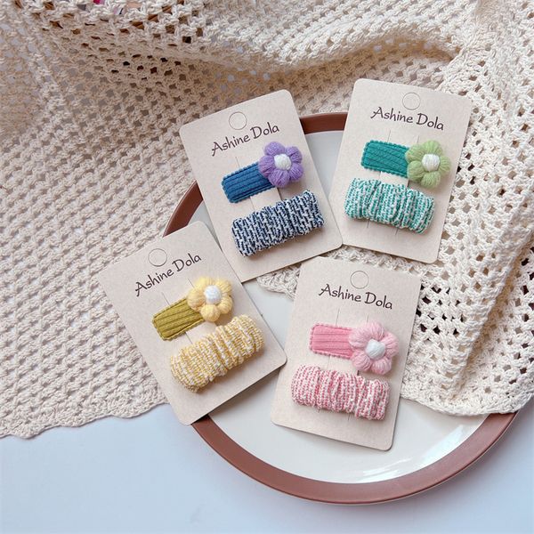 2 pcs sweet girl kids fold bb clip hair accessories autumn and winter new fashion korean children's cute wool flower hairpin, Slivery;white
2 pcs sweet girl kids fold bb clip hair accessories autumn and winter new fashion korean children's cute wool flower hairpin, Slivery;white