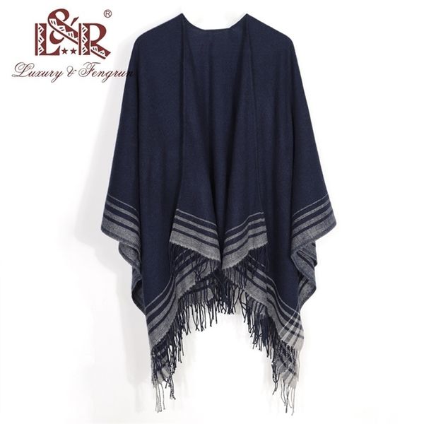 scarves cashmere winter warm ponchos and capes for women foulard femme shawls and wraps stripped pashmina female bufanda mujer 220922, Blue;gray
scarves cashmere winter warm ponchos and capes for women foulard femme shawls and wraps stripped pashmina female bufanda mujer 220922, Blue;gray