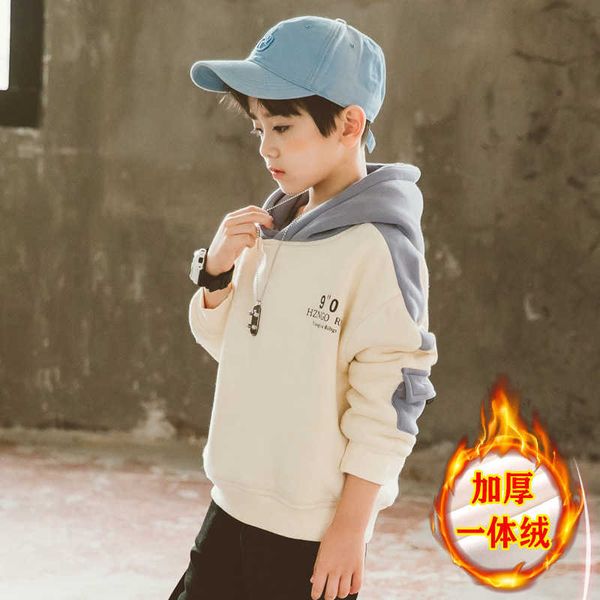 pullover boys fleece sweatshirt fashion letter print hooded children s clothing winter thick warm patchwork 8 10 12 14y 220924, Blue
pullover boys fleece sweatshirt fashion letter print hooded children s clothing winter thick warm patchwork 8 10 12 14y 220924, Blue