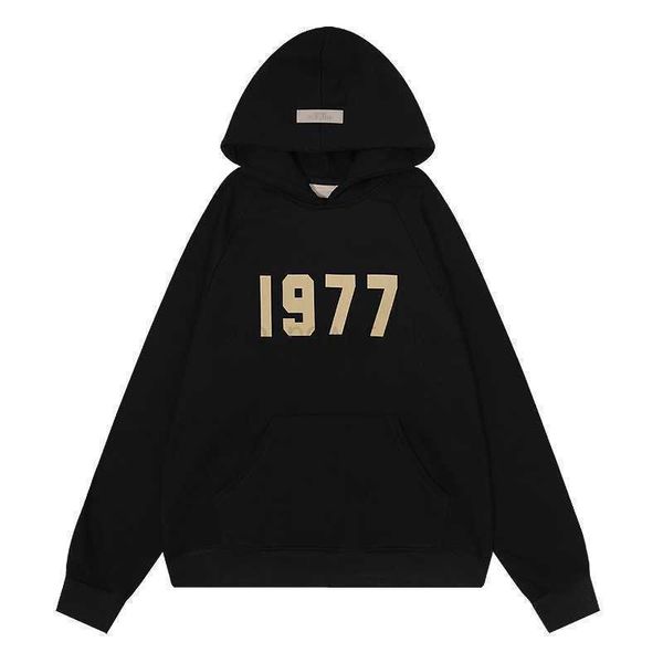 mens designer hoodies essential sweatshirts spring autumn 1977 flocked printing pullover round neck loose fashion brand sweater for men wome, Black
mens designer hoodies essential sweatshirts spring autumn 1977 flocked printing pullover round neck loose fashion brand sweater for men wome, Black