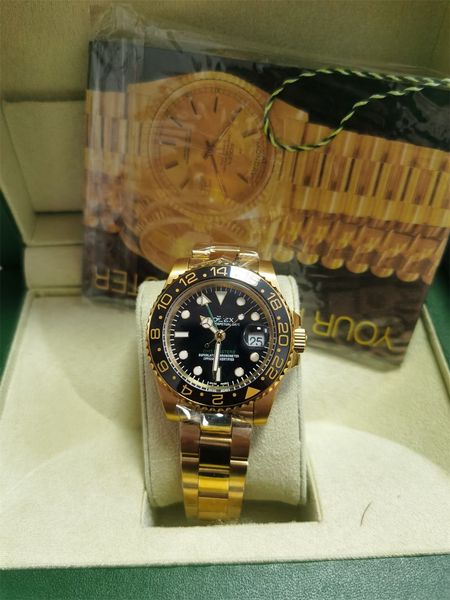 with original box latest luxury watch 2813 movemen 40mm vintage gmt 1675 pepsi sapphire mechanical automatic mens watches, Slivery;brown
with original box latest luxury watch 2813 movemen 40mm vintage gmt 1675 pepsi sapphire mechanical automatic mens watches, Slivery;brown