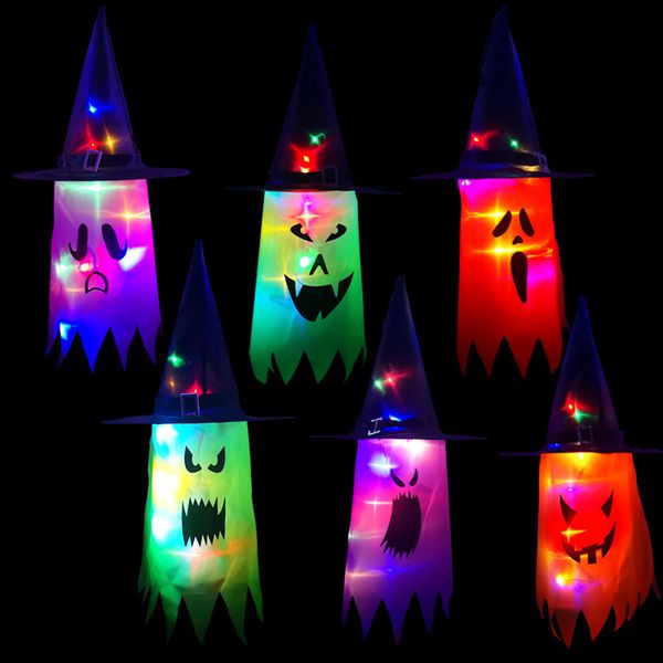 halloween led flashing lights hanging ghost party dress up glowing wizard hat lights horror props home bar decoration, Blue;gray
halloween led flashing lights hanging ghost party dress up glowing wizard hat lights horror props home bar decoration, Blue;gray