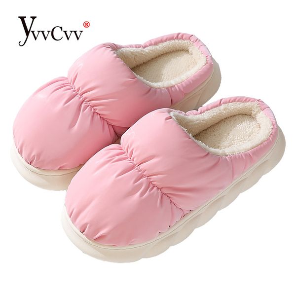 slippers yvvcvv winter waterproof down slippers women platform plush slides indoor bedroom furry slippers couples thick sole fuzzy shoes 220, Black
slippers yvvcvv winter waterproof down slippers women platform plush slides indoor bedroom furry slippers couples thick sole fuzzy shoes 220, Black
