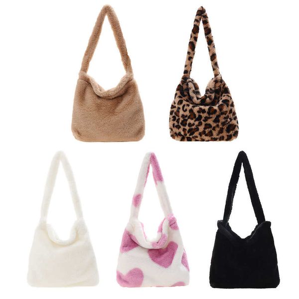 evening bags love heart print for women soft plush shoulder female leopard pattern handbag winter warm fluffy bucket 220923
evening bags love heart print for women soft plush shoulder female leopard pattern handbag winter warm fluffy bucket 220923
