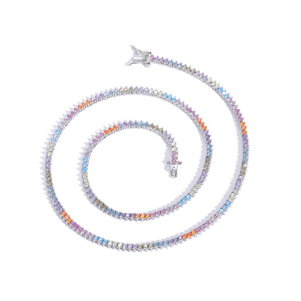 hip hop iced out tennis chain colorful zircon three claw necklace gold silver plated mens bling jewelry
hip hop iced out tennis chain colorful zircon three claw necklace gold silver plated mens bling jewelry