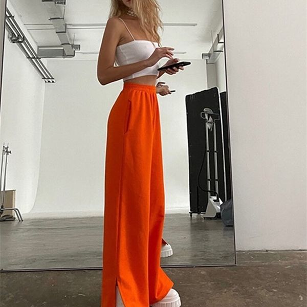 women's pants capris spring summer loose wide leg pants women solid casual y2k fashion long trousers lady chic split high waist sweatpa, Black;white
women's pants capris spring summer loose wide leg pants women solid casual y2k fashion long trousers lady chic split high waist sweatpa, Black;white