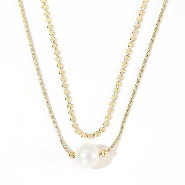 Elegant Magic Pearl Pendant Double-layer Metal Daily Outfit Clavicle Thin Neck Chain For Women's
Elegant Magic Pearl Pendant Double-layer Metal Daily Outfit Clavicle Thin Neck Chain For Women's