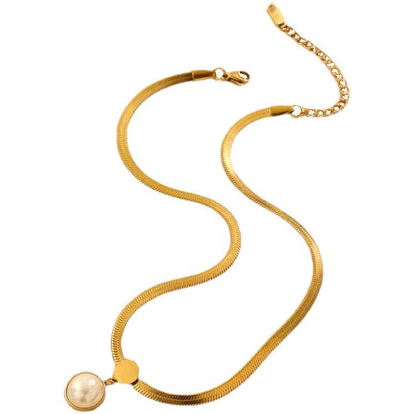 Daily Outfit Thin Neck Chain Stainless Steel Pearl Pendant Short Necklace For Womans Non Fading Jewelry Party Girl's Choker Accessories
Daily Outfit Thin Neck Chain Stainless Steel Pearl Pendant Short Necklace For Womans Non Fading Jewelry Party Girl's Choker Accessories