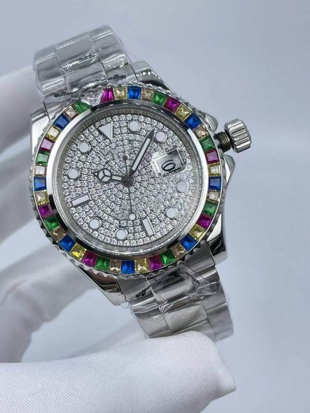 full diamond dial mens watches automatic mechanical movement man wristwatches silver stainless steel wristwatch black rubber strap fashion d, Slivery;brown
full diamond dial mens watches automatic mechanical movement man wristwatches silver stainless steel wristwatch black rubber strap fashion d, Slivery;brown