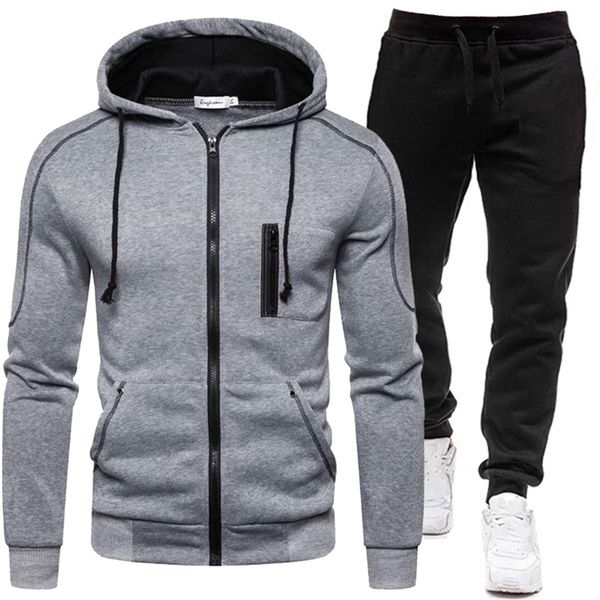 men's tracksuits men's sets hoodiespants casual fashion tracksuits fleece sweatshirt jacket sportswear male streetswear coat suits, Gray
men's tracksuits men's sets hoodiespants casual fashion tracksuits fleece sweatshirt jacket sportswear male streetswear coat suits, Gray