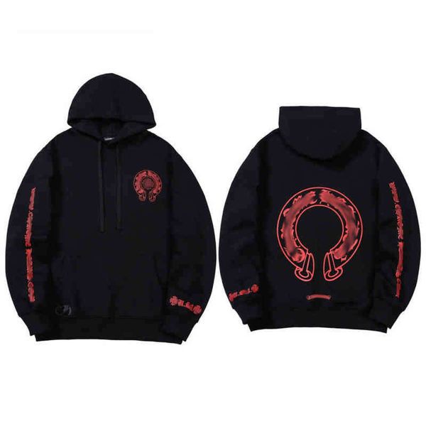 2022s autumn winterclassic men's luxury sweatshirts brand ch designer hoodie fashion men women horseshoe sanskrit loose zipper jacket, Black
2022s autumn winterclassic men's luxury sweatshirts brand ch designer hoodie fashion men women horseshoe sanskrit loose zipper jacket, Black