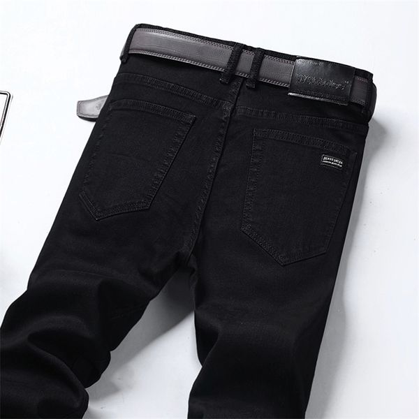 men's jeans black branded men's stretch spring summer business casual loose straight denim trousers male autumn slim pants 220922, Blue
men's jeans black branded men's stretch spring summer business casual loose straight denim trousers male autumn slim pants 220922, Blue