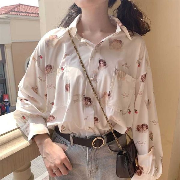 women's blouses shirts harajuku angel print womens shirt vintage elegant blouse women autumn lantern sleeve female clothes loose bf shi, White
women's blouses shirts harajuku angel print womens shirt vintage elegant blouse women autumn lantern sleeve female clothes loose bf shi, White