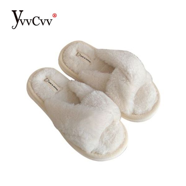 slippers yvvcvv crossband fluffy fur slippers women warm open toe plush memory foam slide slippers home winter spa indoor shoes 220926, Black
slippers yvvcvv crossband fluffy fur slippers women warm open toe plush memory foam slide slippers home winter spa indoor shoes 220926, Black